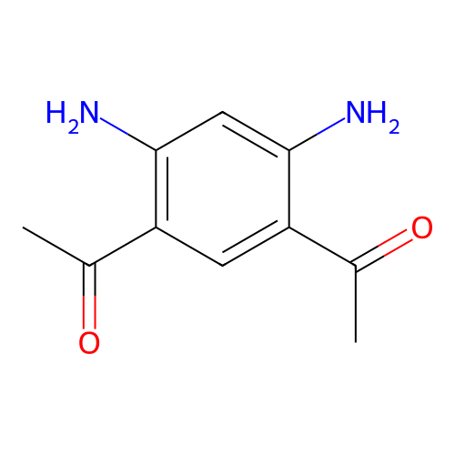 1-(5-Acetyl-2,4-diaminophenyl)ethanone structure