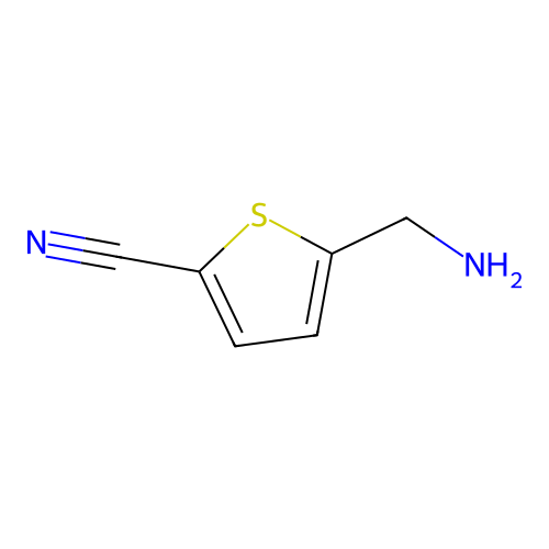 5-Aminomethyl-2-cyanothiophene structure