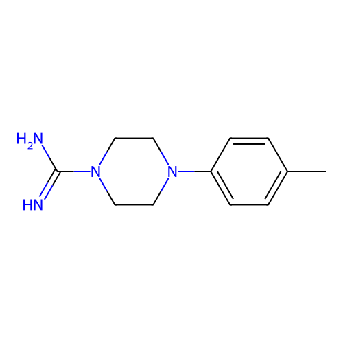 4-(4-Methylphenyl)piperazine-1-carboximidamide structure