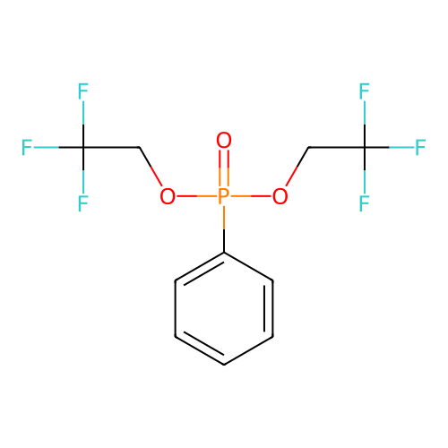 Bis(2,2,2-trifluoroethoxy)phosphorylbenzene structure