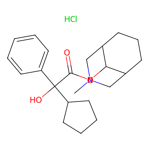 Phencynonate hydrochloride structure