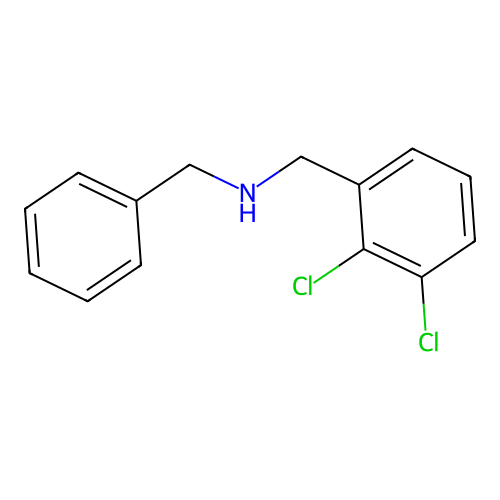 N-benzyl-1-(2,3-dichlorophenyl)methanamine structure