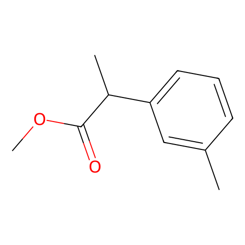Methyl 2-m-tolylpropanoate structure