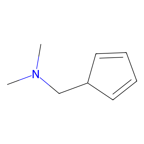 1-(Cyclopenta-2,4-dien-1-yl)-N,N-dimethylmethanamine structure