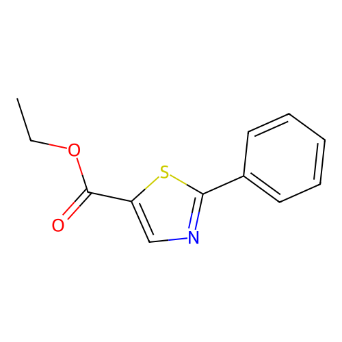 Ethyl 2-phenylthiazole-5-carboxylate structure