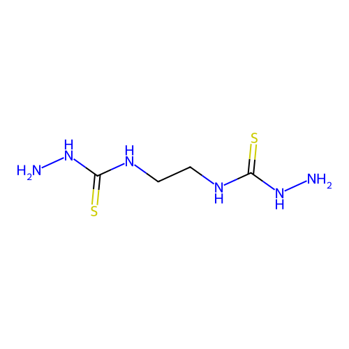 1-Amino-3-[2-(aminocarbamothioylamino)ethyl]thiourea structure