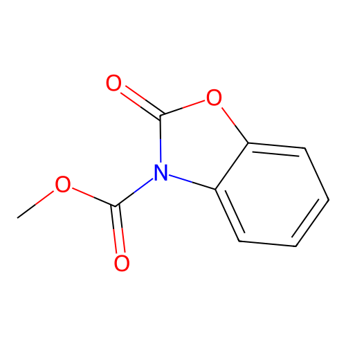 methyl 2-oxo-1,3-benzoxazole-3(2H)-carboxylate structure