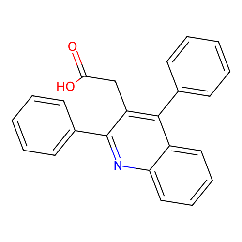 2-(2,4-diphenylquinolin-3-yl)acetic Acid structure