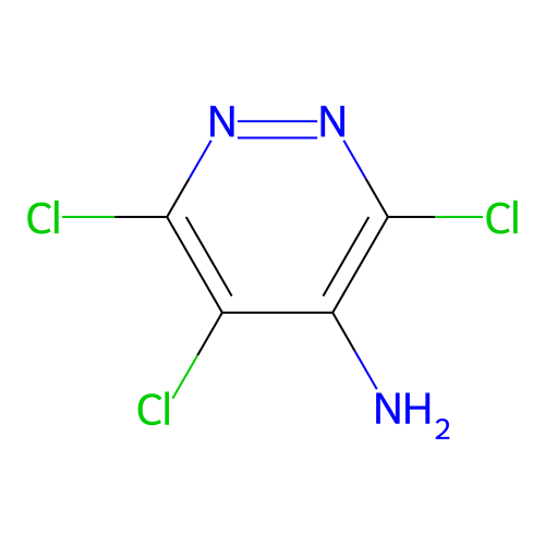 Trichloropyridazin-4-amine structure