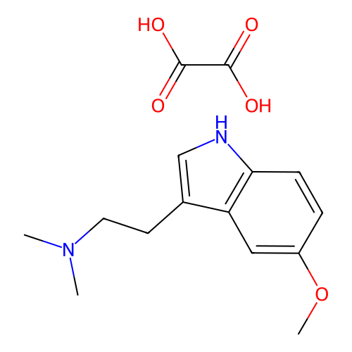 5-Methoxy DMT oxalate structure