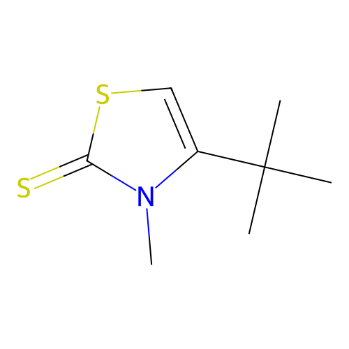 4-Tert-butyl-3-methyl-1,3-thiazole-2-thione structure