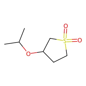 3-异丙氧基四氢噻吩 1,1-二氧化物 structure