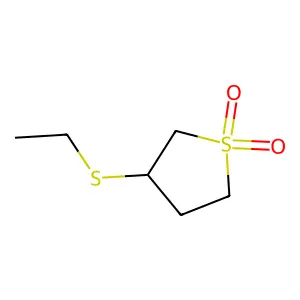 3-Ethylsulfanylthiolane 1,1-dioxide structure