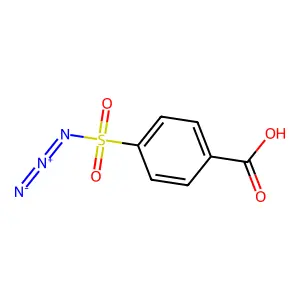 4-(叠氮磺酰基)苯甲酸 structure