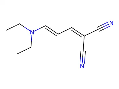 2-[3-(Diethylamino)prop-2-enylidene]propanedinitrile structure