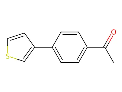 1-(4-Thiophen-3-yl-phenyl)-ethanone structure