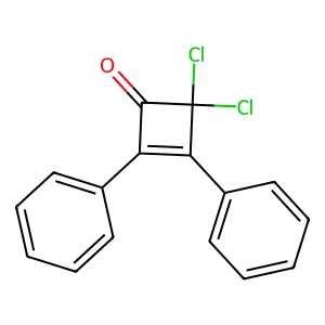 4,4-Dichloro-2,3-diphenyl-2-cyclobuten-1-one structure