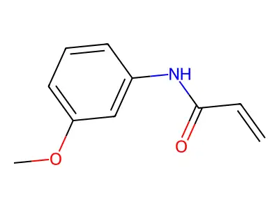 N-(3-methoxyphenyl)prop-2-enamide structure