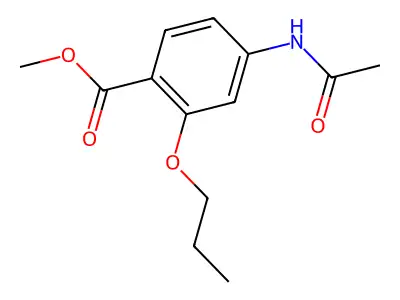 Methyl 4-acetamido-2-propoxybenzoate structure