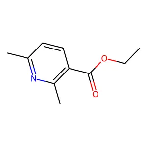 Ethyl 2,6-dimethylnicotinate structure