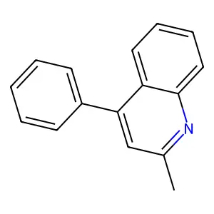 2-Methyl-4-phenylquinoline structure