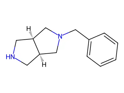 rel-(3aR,6aS)-Octahydro-2-(phenylmethyl)pyrrolo(3,4-c)pyrrole structure