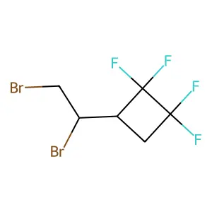 3-(1,2-Dibromoethyl)-1,1,2,2-tetrafluorocyclobutane structure