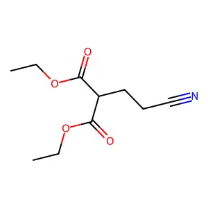 (2-氰乙基)丙二酸二乙酯 structure