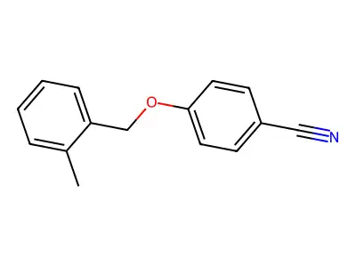 4-[(2-Methylphenyl)methoxy]benzonitrile structure