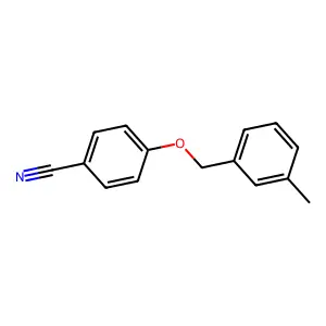 4-[(3-Methylphenyl)methoxy]benzonitrile structure