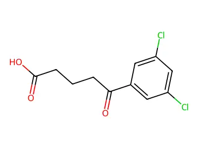 5-(3,5-Dichlorophenyl)-5-oxovaleric acid structure