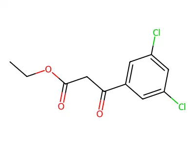 Ethyl 3-(3,5-dichlorophenyl)-3-oxopropanoate structure