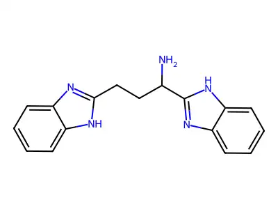 1,3-bis(1H-benzimidazol-2-yl)propan-1-amine structure