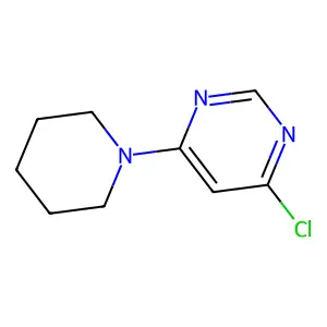 4-Chloro-6-piperidin-1-ylpyrimidine structure