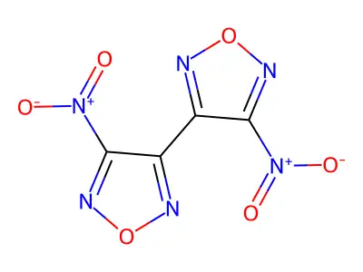 4,4'-Dinitro-3,3'-bi-1,2,5-oxadiazole structure