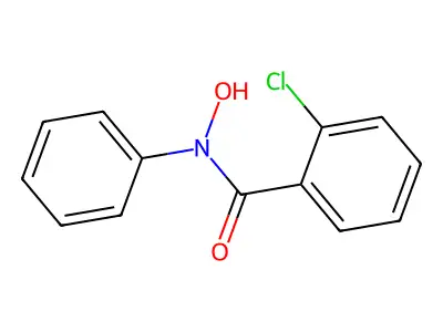 Benzamide, 2-chloro-N-hydroxy-N-phenyl- structure