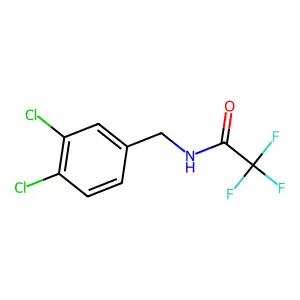 N-((3,4-Dichlorophenyl)methyl)-2,2,2-trifluoroacetamide structure