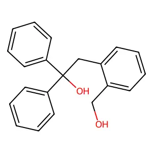 2-[2-(Hydroxymethyl)phenyl]-1,1-diphenylethan-1-ol structure