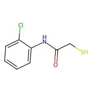 N-(2-chlorophenyl)-2-mercaptoacetamide structure