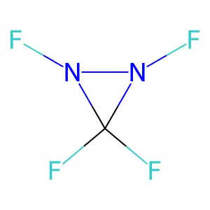Diaziridine, tetrafluoro- structure