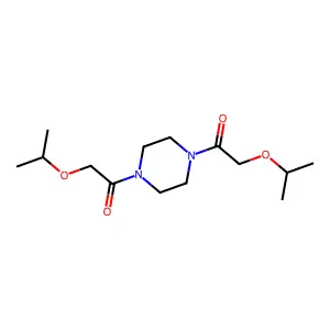 1,4-Bis(isopropoxyacetyl)piperazine structure