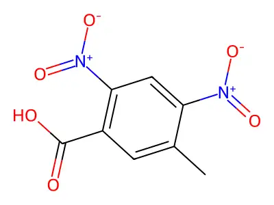 5-Methyl-2,4-dinitrobenzoic acid structure
