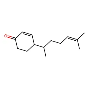 2-Cyclohexen-1-one, 4-(1,5-dimethyl-4-hexenyl)- structure