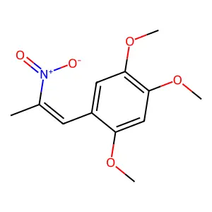 1,2,4-Trimethoxy-5-(2-nitroprop-1-enyl)benzene structure