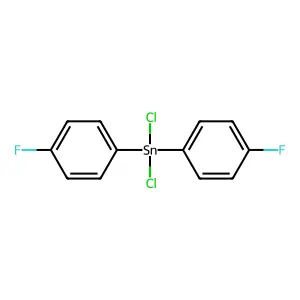 Stannane, dichlorobis(4-fluorophenyl)- structure