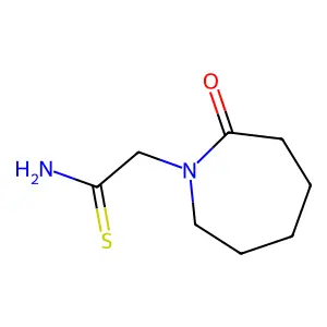2-(2-Oxoazepan-1-yl)ethanethioamide structure