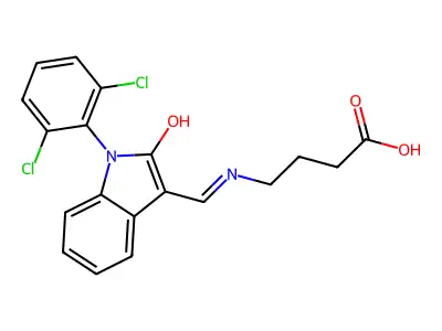 C19H16Cl2N2O3 structure