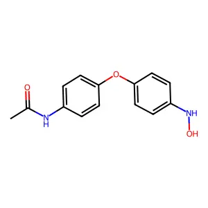 4-乙酰氨基-4'-羟氨基二苯醚 structure