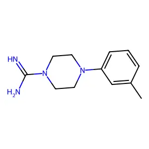 4-(3-Methylphenyl)piperazine-1-carboximidamide structure