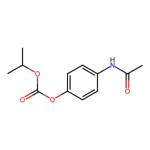 4-Acetamidophenyl isopropyl carbonate structure